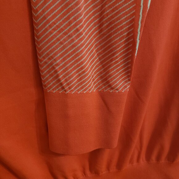 Nike Dri-Fit Womens Athletic Top Long Sleeve Orange Size S - Picture 3 of 5